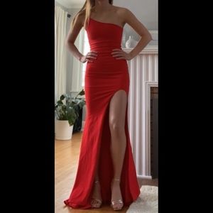 Nookie jasmine one shoulder gown